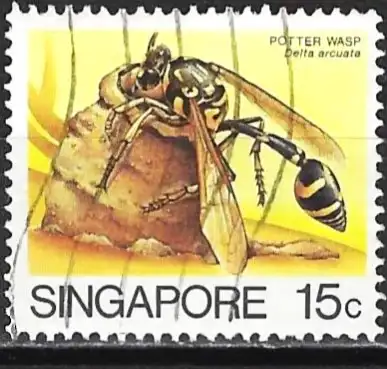 Singapur 1985 - Mi 465 - YT 457 - Insekt : Wesp