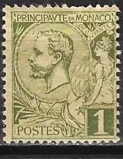 Monaco 1891 - Mi 11 - YT 11 - Prinz Albert I - MH*