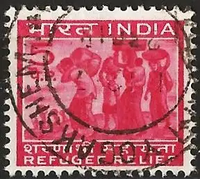 Indien 1971 - Mi Z2 - YT 335 - Hilfe für Flüchtlinge
