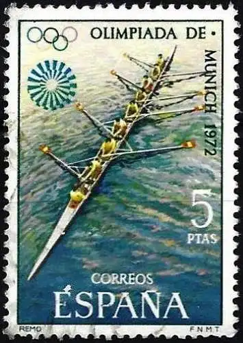 Spanien 1972 - Mi 1995 - YT 1754 - Olympische Spiele in Munick : Rudern