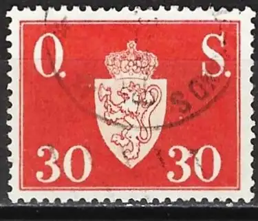 Norwegen 1951 - Mi D 64 - YT S 63 - Diensmarke