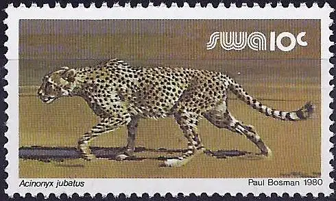 Südwestafrika 1980 - Mi 485 - YT 442 - Wildtiere : Gepard - MNH