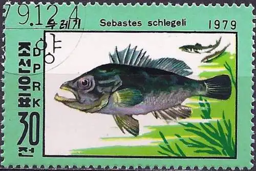 Korea-Nord 1979 - Mi 1938 - YT 1563B - Fisch
