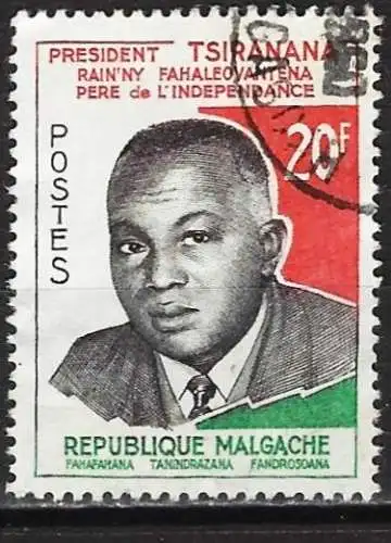 Madagaskar 1960 - Mi 465 - YT 355 - Präsident Tsiranana