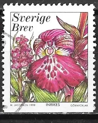 Schweden 1999 - Mi 2117 - YT 2099 - Blumen : Orchideen