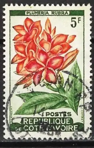 Elfenbeinküste 1962 - Mi 223 - YT 192A - Blumen 