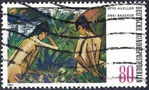 Berlin 1982 - Mi 679 - YT 640 - Gemälde von  Otto Mueller
