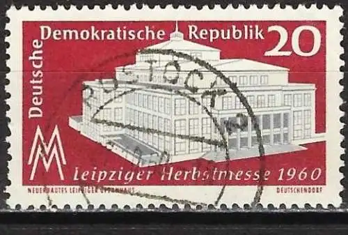 Deutschland DDR 1960 - Mi 781 - YT 497 - Leipzig Opera