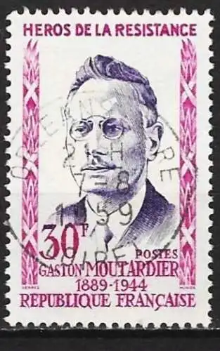 Frankreich 1959 - Mi 1246 - YT 1202 - Gaston Moutardier