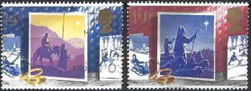 Großbritannien 1988 - Mi 1180/81 - YT 1358/59 - Weihnachten