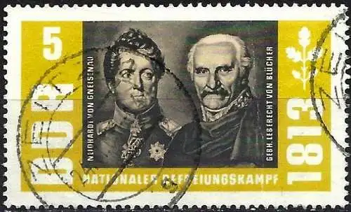 Deutschland DDR 1963 - Mi 988 - YT 694 - Graf von Gneisenau und Fürst Blücher