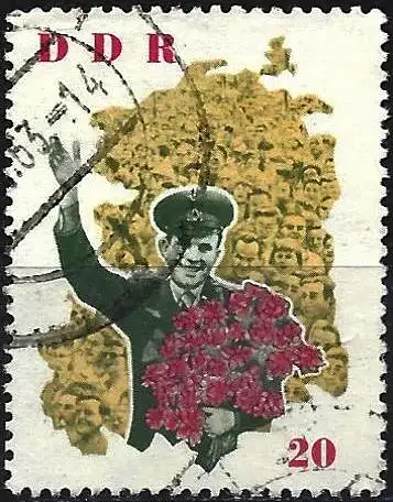 Deutschland DDR 1963 - Mi 995 - YT 700 - Juri Gagarin