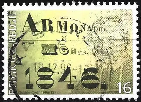 Belgien 1996 - Mi 2717 - YT 2665 - Almanach von Mons