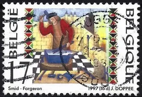 Belgien 1997 - Mi 2784 Dl - YT 2733 - Handwerksberufe : Schmied