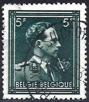 Belgien 1944 - Mi 691A - YT 696 - König Leopold III