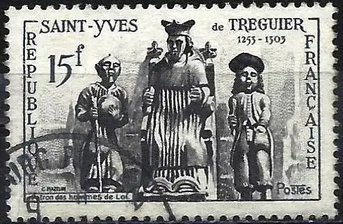Frankreich 1956 - Mi 1091 - YT 1063 - Der heilige Yves von Tréguier
