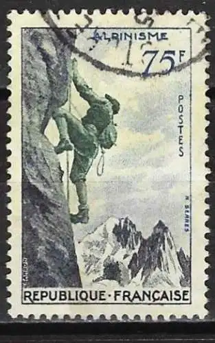 Frankreich 1956 - Mi 1103 - YT 1075 - Sport : Bergsteigen