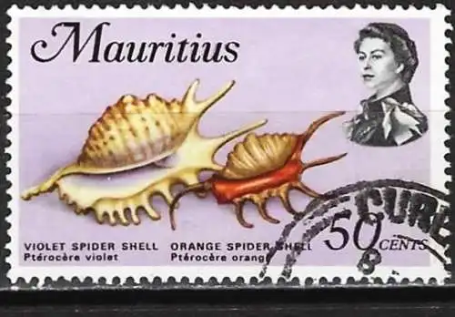 Mauritius 1969 - Mi 342X - YT 340 - Meeresfauna : Muscheln