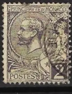 Monaco 1891 - Mi 12 - YT 12 - Prinz Albert I 