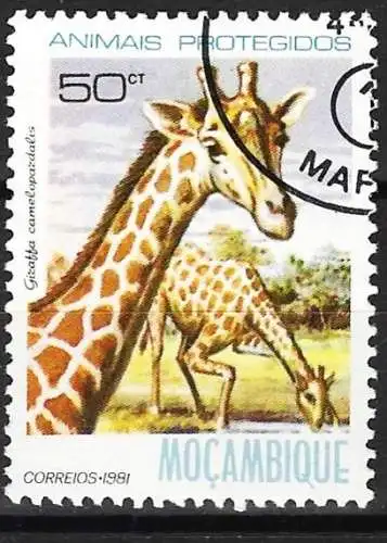 Mocambique 1981 - Mi 796 - YT 788 - Fauna : Giraffe