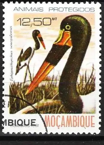 Mocambique 1981 - Mi 802 - YT 794 - Fauna : Jabiru