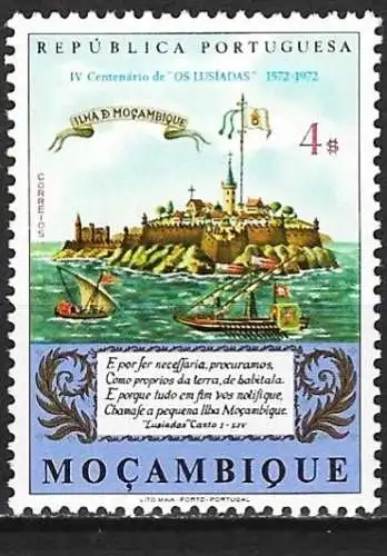 Mocambique 1972 - Mi 562 - YT 562 - 400. Jahrestag der Veröffentlichung von „Die Lusiaden“ - MNH**