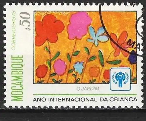 Mocambique 1979 - Mi 694 - YT 689 - Jahr des Kindes : Kinderzeichnung