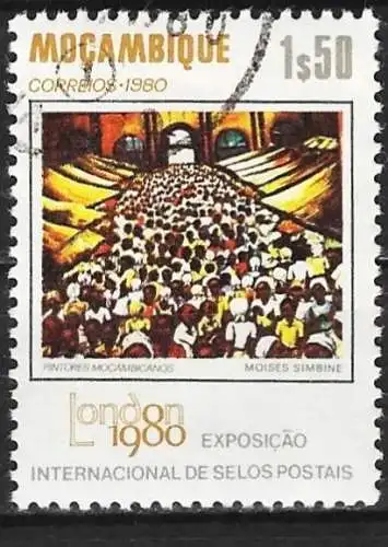 Mocambique 1980 - Mi 752 - YT 746 - Briefmarkenausstellung in London