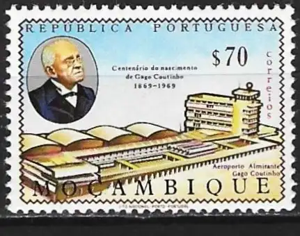 Mocambique 1969 - Mi 543 - YT 543 - Flughafen Gago Coutinho - MNH**