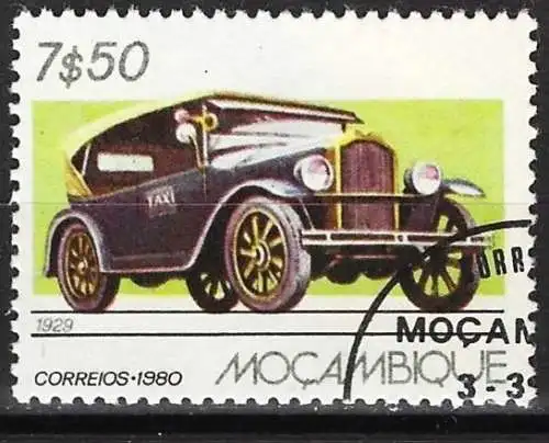 Mocambique 1980 - Mi 747 - YT 741 - Wagen Taxi Ford