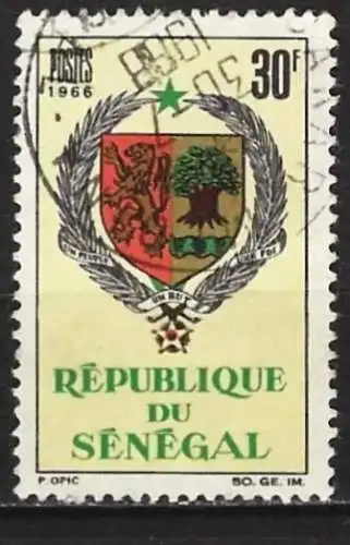 Senegal 1966 - Mi 336 - YT 279 - Wappen