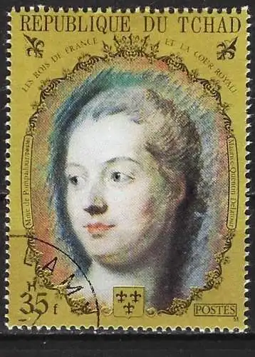 Tschad 1971 - Mi 361A - YT 233E - Madame de Pompadour