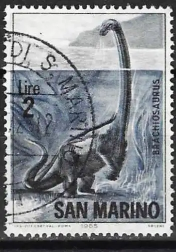 San Marino 1965 - Mi 872 - YT 646 - Dinosaurier : Brachiosaurus