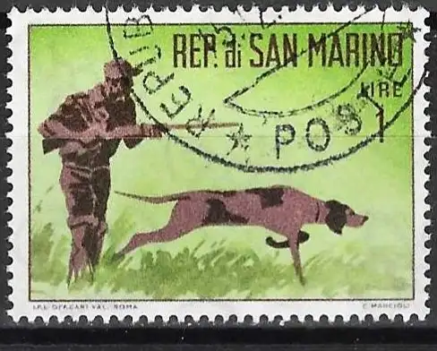 San Marino 1962 - Mi 739 - YT 562 - Die Jagd