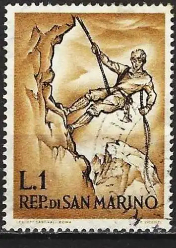 San Marino 1962 - Mi 729 - YT 552 - Sport : Bergsteigen