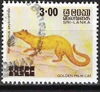 Sri Lanka 1981 - Mi 543 - YT 560 - Fauna : Die Zibetkatze