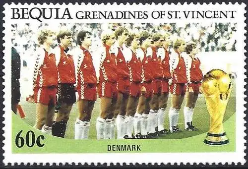 Bequia (Granadinen von St. Vincent) 1986 - Mi 182 - Fußball-Weltmeisterschaft in Mexiko - MNH**