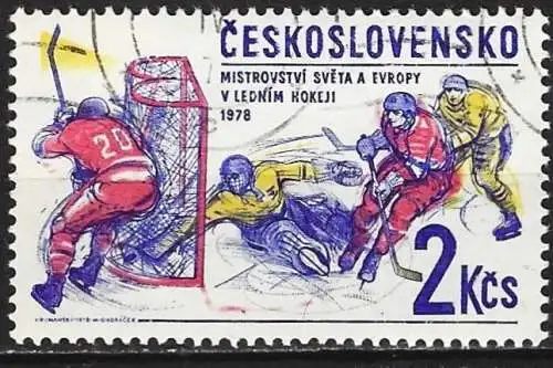 Tschechoslowakei 1978 - Mi 2436 - YT 2270 - Sport : Eishockey