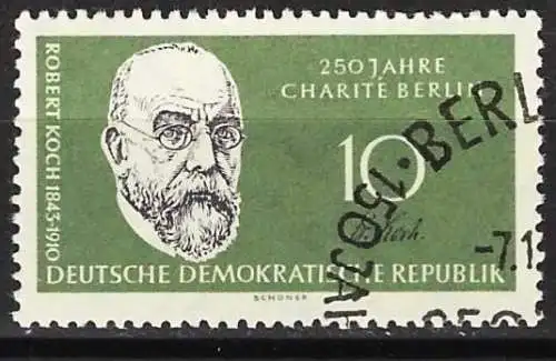 Deutschland DDR 1960 - Mi 796 - YT 511 - Robert Koch