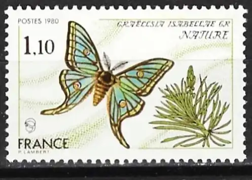 Frankreich 1980 - Mi 2208 - YT 2089 - Schmeterlinge - MNH**