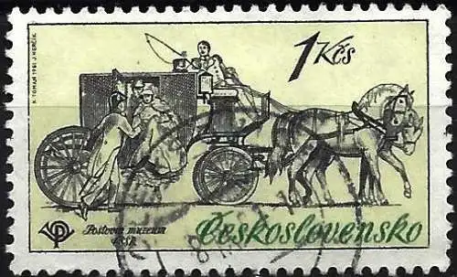 Tschechoslowakei 1981 - Mi 2599 - YT 2424 - Postkutsche