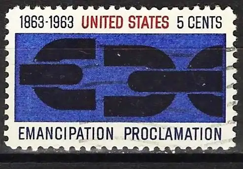 USA  1963 - Mi 846 - YT 748 - Abschaffung der Sklaverei