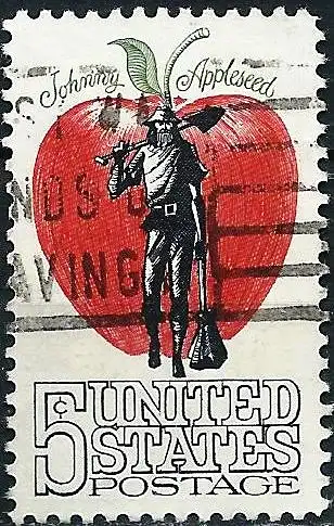 USA  1966 - Mi 908x - YT 810 - Johnny Appleseed, Botaniker