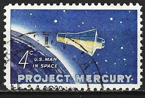 USA  1962 - Mi 822 - YT 725 - Der Raumflug von Oberst John Glenn