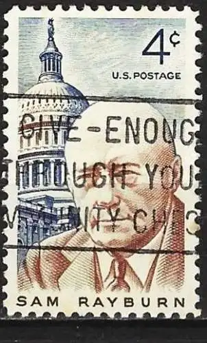 USA  1962 - Mi 832 - YT 734 - Politiker Sam Rayburn