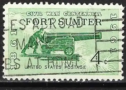 USA 1961 - Mi 808 - YT 713 - Besetzung von Fort Sumter
