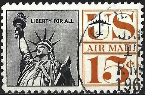 USA 1961 - Mi 764 IIx - YT Pa 59 - Freiheitsstatue ( Flugpost )