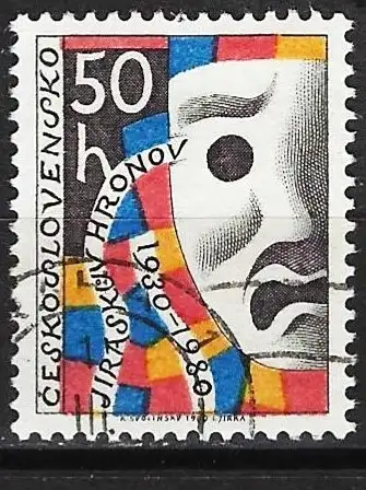 Tschechoslowakei 1980 - Mi 2557 - YT 2384 - Jirasek-Festival - Maske