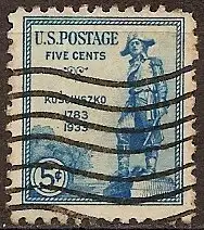 USA 1933 - Mi 360 - YT 324 -Statue von Herr General Tadeusz