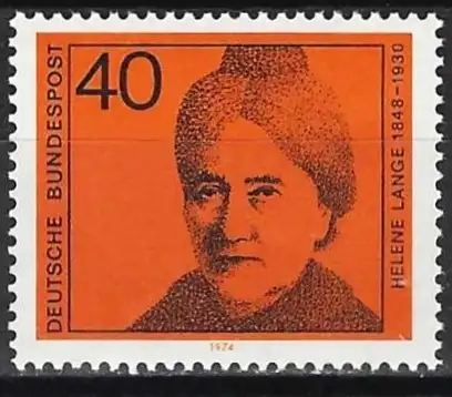 Deutschland BDR 1974 - Mi 792 - YT 641 - Helene Lange - MNH**